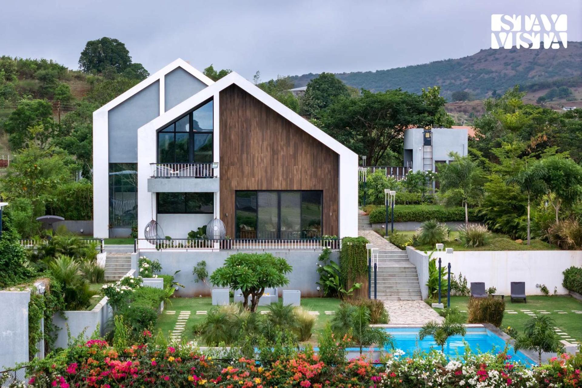 Stayvista At The Rainfield Villa With Gazebo & Lawn Насик Экстерьер фото